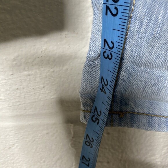 Gap Denim Bib Overalls Womens Sz Small Jean Loose Baggy Light Wash Ankle - Picture 12 of 12